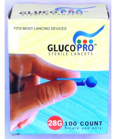 Box of 100 GlucoPro Lancets
