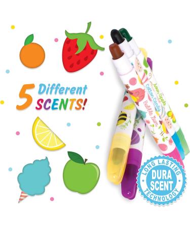 Scentco Spring Smelly Gellies - Scented Gel Coloring Sticks - 5 Pack - Kids Gifts - Buy Online on GoSupps.com