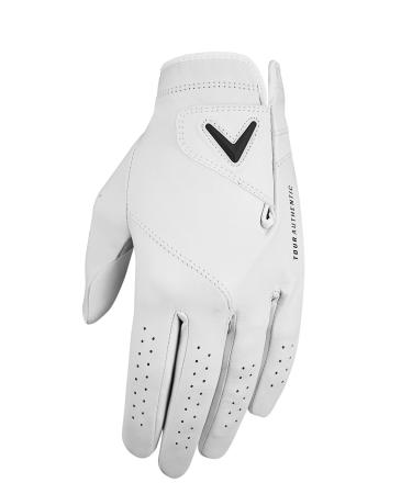 Callaway Golf 2020 Tour Authentic Glove White Medium Standard Worn on Left Hand