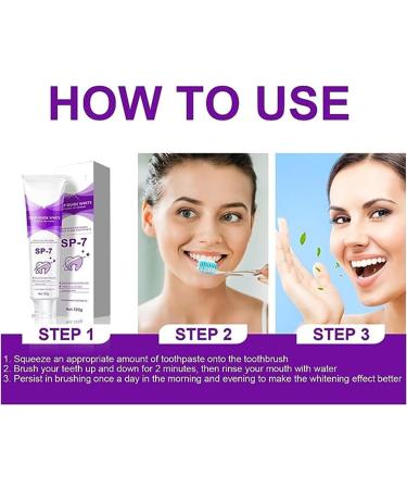 SP-7 Probiotic Whitening Toothpaste - Brightening & Stain Removing for All Teeth Types Deep Cleaning Gums 1PC - Buy Online on GoSupps.com