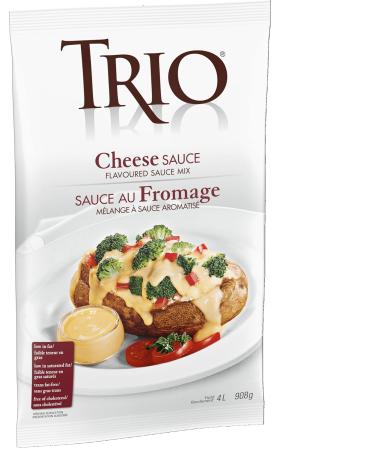 TRIO Brown Gravy Fat-free Cholesterol Free Powder Gravy Mix 467g & Cheese Sauce Low Fat Cholesterol Free Powder Sauce Mix 908g Sauce + Cheese Sauce - Buy Online on GoSupps.com