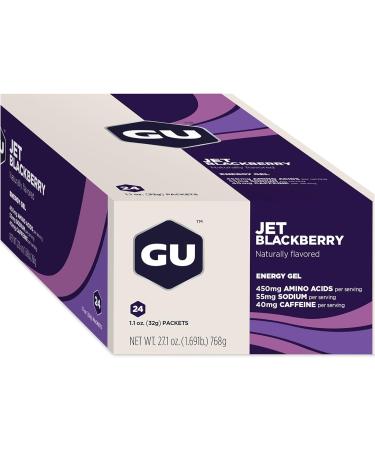 GU ENERGY Roctane Ultra Endurance Energy Gel Strawberry Kiwi 24-Count & Original Sports Nutrition Energy Gel Jet Blackberry 24-Count - Buy Online on GoSupps.com