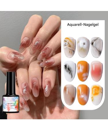 Floral Gel - Floral Angel for Nail Design - Full Application Personal Care Supplies Diffusing Nail Paint Effects - Accessory for Women and Girls - Buy Online on GoSupps.com