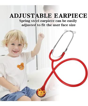Pediatric Stethoscope - Cartoon Animals Design Ultra Thin Fiber Diaphragm 5 Heads - Best for Kids & Medical Professionals - Buy Online on GoSupps.com