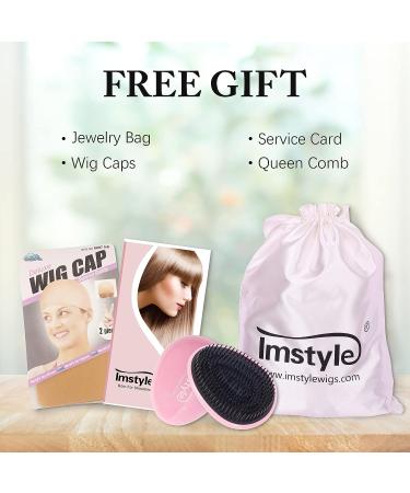 IMSTYLE Red Lace Front Wig 26inch - Long Wavy Synthetic Hair for Women - Natural Hairline - Mera Cosplay & Halloween Party - Heat Resistant - Red 3100 - Buy Online on GoSupps.com