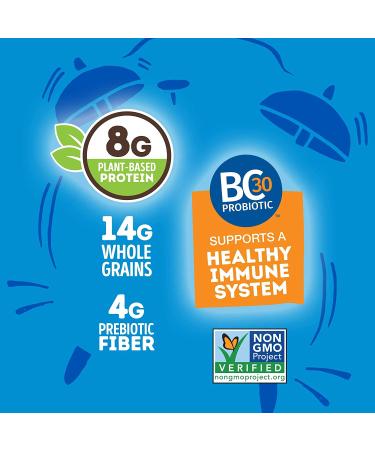 Blueberry Lemon Vegan Breakfast Bars - 12 Pack | 8g Plant Protein, Probiotics, Gluten-Free - Buy Online on GoSupps.com
