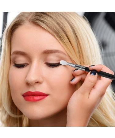 FRCOLOR Silicone Eyeshadow Brush Professional Silicone Lipstick Applicator Lip Makeup Brush Set for Applying Cream 3pcs 14.5x0.5cm Black 1 - Buy Online on GoSupps.com