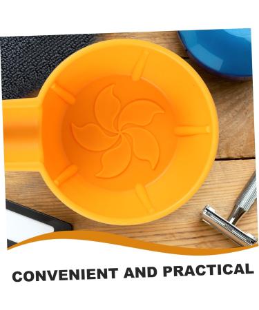 Healvian Decorative Shaving Foam Bowl - Natural Plastic Shaving Container for Skin Care & Travel - Buy Online on GoSupps.com
