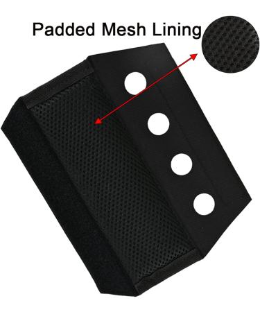 Tactifans 2 Pack Shoulder Pad Cushions for FCPC JPC Vests & Sling Bags - Black - Buy Online on GoSupps.com