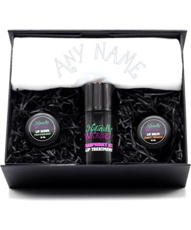 Naturally Wicked Personalised Lip Kit | Customise With A Wicked Queen & Add Any Name | Natural & Vegetarian (Wicked Ice Queen) - Buy Online on GoSupps.com