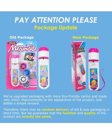 Pup Go Mermaid Torch & Projector with 3 Discs - 24 Images Pink Toy for Girls | Fairy Gifts for Kids Age 3-7 | Night Light & Projector for Children (Mermaid) - Buy Online on GoSupps.com