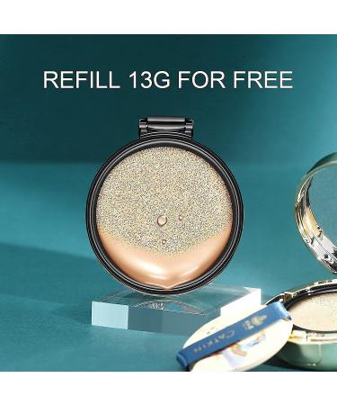 Catkin 2Pcs Makeup Set: BB Cream Air Cushion Foundation C02 + Dreamworld Air Makeup Loose Powder C01 - Buy Online on GoSupps.com