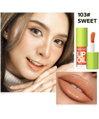 Pink Lip Gloss Set - Long Lasting Moisturizing Jelly Lipsticks - Non-Stick Cup Lip Tint Glaze - Fresh Texture - (#103+104) - Buy Online on GoSupps.com