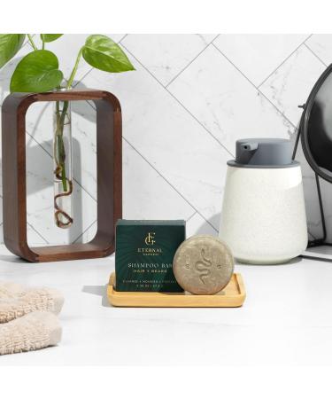 Shampoo Bar for Hair & Beard - 2.38 oz | Cleanse Nourish & Protect Your Hair - Buy Online on GoSupps.com