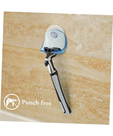 Minkissy 6-Piece Suction Cup Shower Wall Shaver Holder Set | Razor Hanging Hooks & Holders for Easy Storage - Buy Online on GoSupps.com