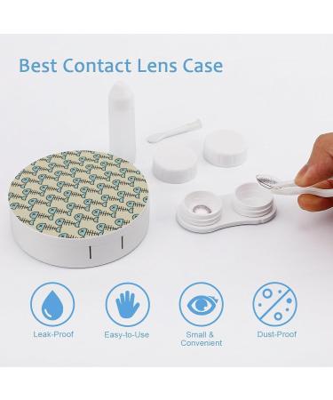Fish Skeleton Bone Contact Lens Case Portable Travel Box with Mirror for International Shipping - Buy Online on GoSupps.com