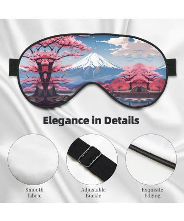 SSIMOO Japan Mount Fuji Sleep Mask - Adjustable Breathable & Fashionable Eye Mask for Comfortable Sleep | International Shipping - Buy Online on GoSupps.com