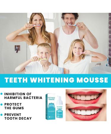 Teethaid Blanchissant Dentifrice Teethaid Mouthwash Teeth Aid Mouthwash Toothpaste Whitening Nature Peppermint Teeth Whitening Foam Toothpaste la pr vention et la gu rison des caries (5PCS) - Buy Online on GoSupps.com