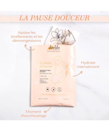 Daylily | Ritual Set | Morning Stretch Marks 200 ml Ritual Fondant Milk & Sensory Oil Stretch Marks Evening + Free Soft Mask | Anti-Stretch Mark | Vegan & Cruety Free | Made in France - Buy Online on GoSupps.com