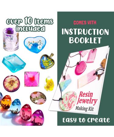 Goody King Resin Jewelry Making Starter Kit with Silicone Molds and Supplies - DIY Epoxy Resin for Beginners - Buy Online on GoSupps.com