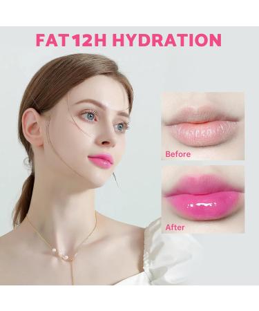 Leogony 4PCS Lip Oil Set Non-Sticky Fat Oil Lip Moisturizing Lip Oils Long Lasting for Girls and Women - Buy Online on GoSupps.com