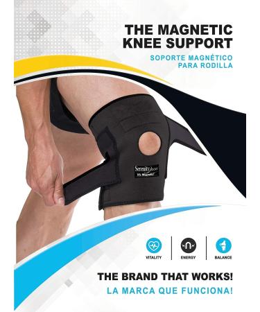 Serenity2000 Magnetic Therapy Knee Brace for Support and Pain Relief - 28 Magnets, Large Size (18-26) - Buy Online on GoSupps.com