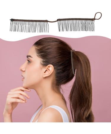 Banana Hair Clips 2 Pack 30-Teeth Large Claw Clips for Thick Hair Crocodile Hair Ties for Lazy People Elastic Hair Bobbles Barrettes for Women Girls Hairdressing Hair Styling Accessories - Buy Online on GoSupps.com