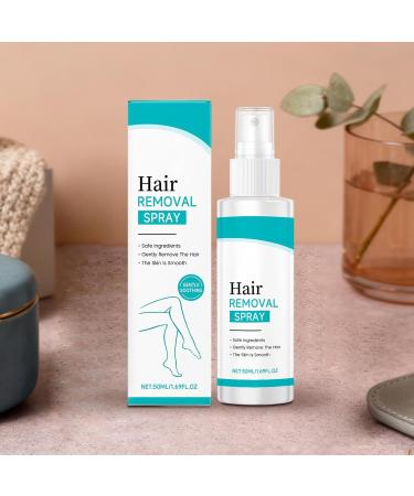 Hair Removal Spray | 50ml Portable Fast Solution for Smooth Skin | Hair Removal Spray for Bikini Area Underarms Face Legs Lips Arms Pubic Area - Buy Online on GoSupps.com