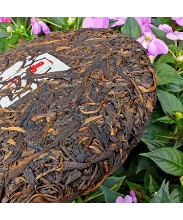HQZM Premium Yunnan Yiwu Old Raw Tea 357g Yunnan Old Puer Tea Fragrant Aroma Sweet Taste - Buy Online on GoSupps.com