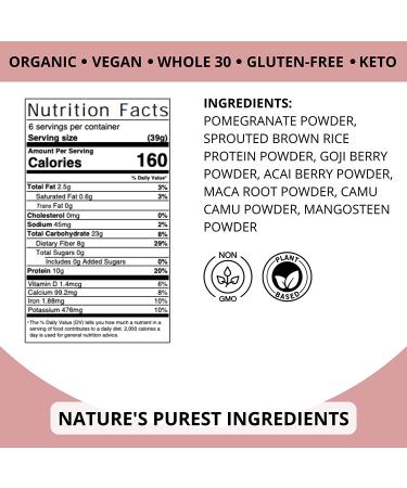 Philosophie Berry Bliss Organic Vegan Superfood Powder 8 oz | Low Carb, Gluten & Caffeine Free | USDA Certified - Buy Online on GoSupps.com