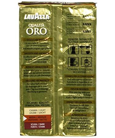 Buy Lavazza Qualit Oro Ground Coffee - 100% Arabica Fruit & Floral Aromas Velvety Espresso 250g (4 Pack) - International Shipping Available - Buy Online on GoSupps.com