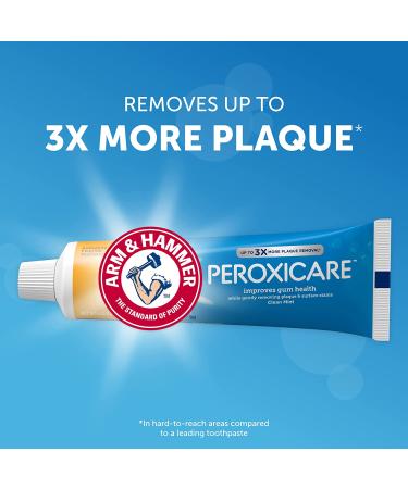 Arm & Hammer PeroxiCare Deep Clean Toothpaste Twin Pack - Fluoride Anticavity Clean Mint 6oz - Buy Online on GoSupps.com