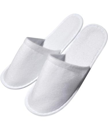 Queuca Disposable Hotel Slippers - 100 Pairs for Men & Women | Perfect for Spas & Guest Rooms - Multi-Way Bathing Comfort - Buy Online on GoSupps.com
