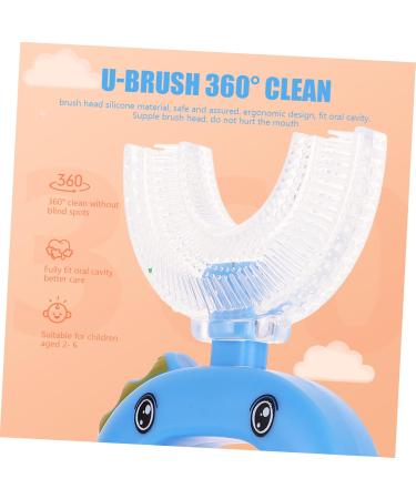 Shop Homsfou U-Shaped Children's Toothbrush - Complete Oral Care Tool for Kids | International Shipping - Buy Online on GoSupps.com