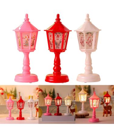 lxuebaix Christmas Wind LED Electronic Candle Light Smokeless Desktop Lamp for Home Garden Yard Decoration New Year Gift White - Buy Online on GoSupps.com