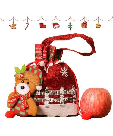 EviKoo Bonbonla Veille No l - No l Cordon pour Bonbons Sac Cadeau Portable pour Sac Rangement Bonbons avec Cordon Serrage pour Biscuits Bonbons - Buy Online on GoSupps.com