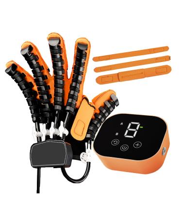 Hand Rehabilitation Robotic Soft Gloves Stroke Patients Physical Therapy Equipment Finger and Hand Function Workout Recovery Device for Hand Function Recovery left hand XX-Large