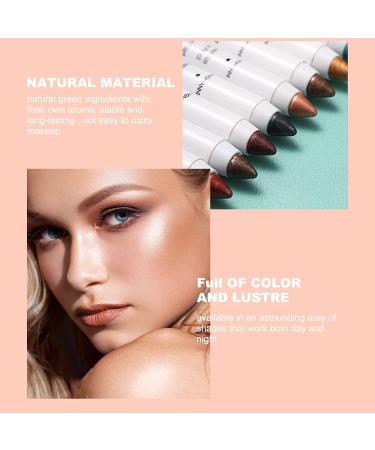 Glitzer-Lidschattenstift 2-in-1 Eyeliner & Shimmer Augenmakeup - Wasserdichte Dauerhafte Lidschattenstift (#02) - Internationaler Versand - Buy Online on GoSupps.com