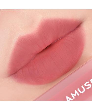AMUSE DEW VELVET Korean Vegan Lipstick Tint - Genuine Makeup for Glossy Velvet Finish (10 ROSE BOKSOONGA) - Buy Online on GoSupps.com