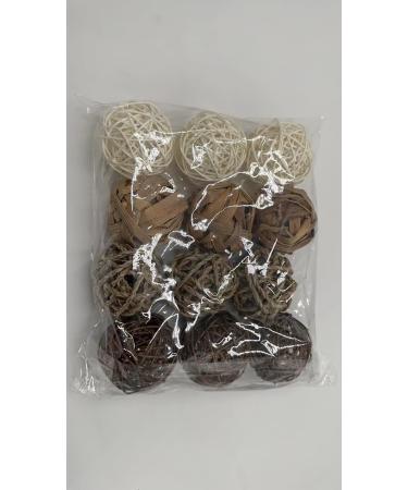 12PC Kaub lle f r Kleintiere - Spielzeug f r Kaninchen Ratten & Hamster | Rattan- & Weidenb lle Zahnspielzeug & Grasb lle - Internationale Lieferung - Buy Online on GoSupps.com