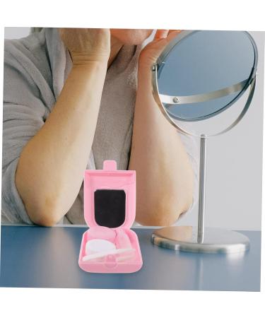Partykindom Exquisite Contact Lens Container with Mirror | Ice Cream Colored Cosmetic Lens Holder | Durable & Stylish Lens Storage Case - Buy Online on GoSupps.com
