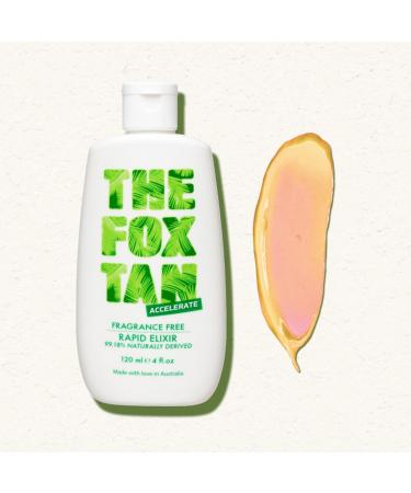Fox Tan Fragrance-Free Rapid Tanning Elixir 120ml | Vegan Tanning Accelerator Lotion for Darker Flawless Tans | Cruelty-Free International Shipping - Buy Online on GoSupps.com