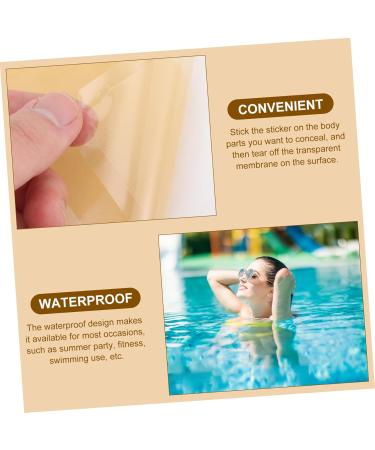POPETPOP Ruban Adh sif Camouflage Cicatrices 10 Pi ces Taille Moyenne Imperm able Maquillage Corporel Invisible pour Dissimuler Tatouages Peau Couleur Naturelle 6 - Buy Online on GoSupps.com