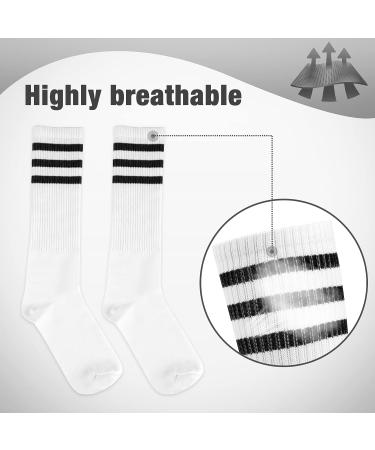 ONUPGO 5-Piece Striped Sports Sweatband & Socks Set for Men Women - Ideal for 80s Costumes & Theme Parties - Buy Online on GoSupps.com