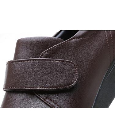 Men's Diabetic Orthopedic Slippers - Brown, Size 12 | Anti-Slip, Extra Wide, Ideal for Elderly, Arthritis, Swollen Feet, Plantar Fasciitis - Buy Online on GoSupps.com