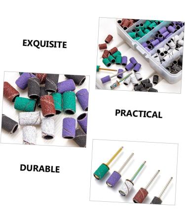 Housoutil 1 Set Nail Polish Set Manicure Buffing White Nail Grinding Nail Sanding Bands Manicure Band Nails Kit Drill Sanding Bands Nail Tools Alloy Polisher Polishing Tape - Buy Online on GoSupps.com