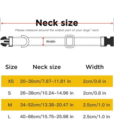 Heele Reflective Dog Collar - Soft Neoprene Padded Nylon for Small Medium Large Dogs - Adjustable Sky Blue (26-38cm) - Buy Online on GoSupps.com