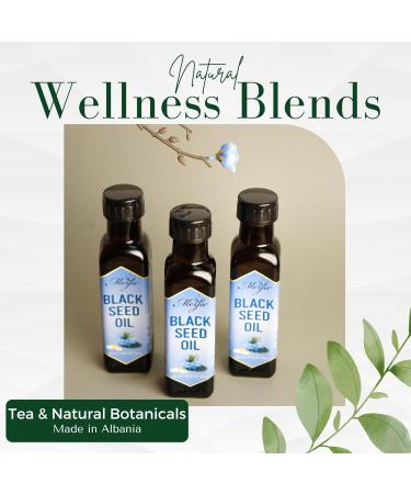 Merja Herbs Black Seed Oil 100% Pure - For Consumption - Cold Pressed Black Seeds - Immune support & Digestive Health - Nigella Sativa - 100% Natural & Premium Quality 100ml 3.38Oz - Buy Online on GoSupps.com