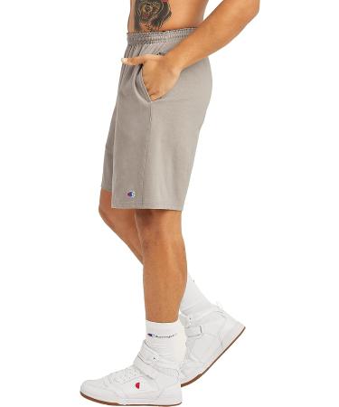 Champion Men's Cotton Jersey Athletic Shorts - Gym Workout Shorts - X-Large Country Walnut C Patch Logo - Buy Online on GoSupps.com