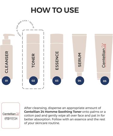 Centellian 24 Homme Soothing Facial Toner - TECA Centella Asiatica & Vitamin E for Men's Skin Care - 5.07 fl oz by Dongkook Pharmaceutical | International Shipping Available - Buy Online on GoSupps.com